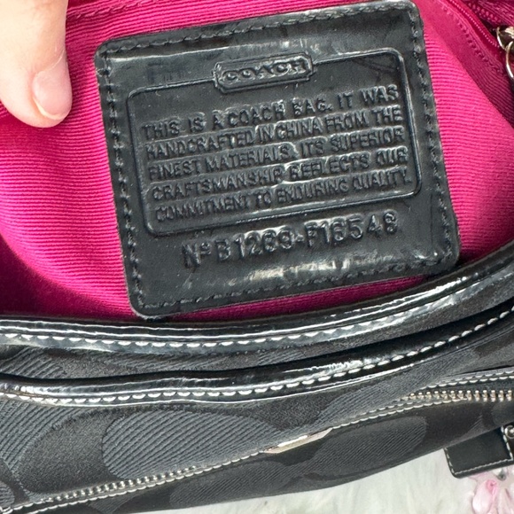 Coach Kyra Daisy Signature Black Y2K Backpack - Picture 9 of 10